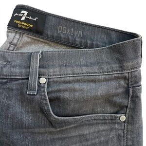 7 For All Mankind Paxtyn (Slim) Gray Size 30